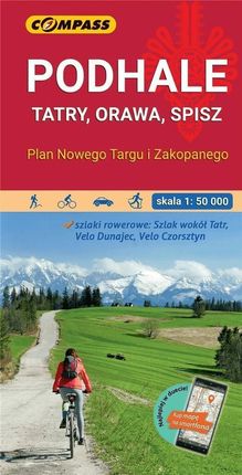 Mapa - Podhale, Tatry, Orawa, Spisz 1:50 000