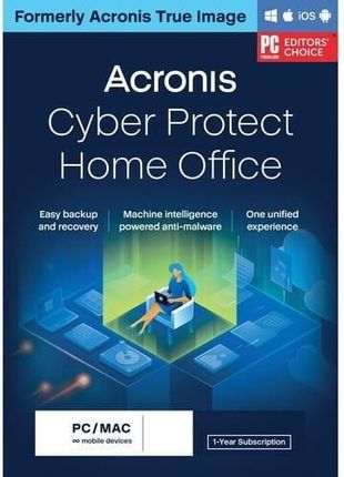 Acronis Cyber Protect Home Office Advanced 5 PC / 1 Rok + 250 GB Cloud Storage (HOCASHLOS)