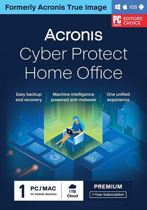 Acronis Cyber Protect Home Office Premium 1 PC / 1 Rok + 1 TB Cloud Storage (HOPASHLOS)