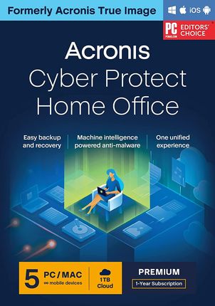 Acronis Cyber Protect Home Office Premium 5 PC / 1 Rok + 1 TB Cloud Storage (HORASHLOS)