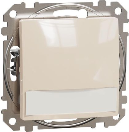 Schneider Electric Przycisk Z Etykietą I Podświetleniem Beżowy SDD112133L