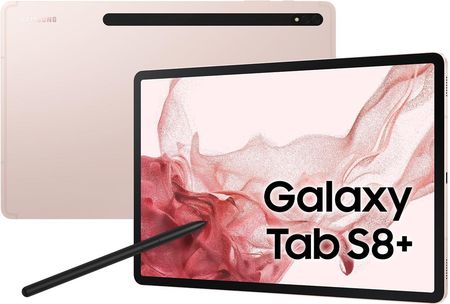 Samsung Galaxy Tab S8+ Wi-Fi 12.4" 8/128GB Różowy (SM-X800NIDAEUE)