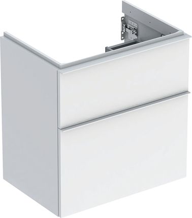 Geberit iCon z dwoma szufladami krótka 59,2x61,5x41,6cm biały/lakierowany na wysoki połysk biały/matowy (502307011)