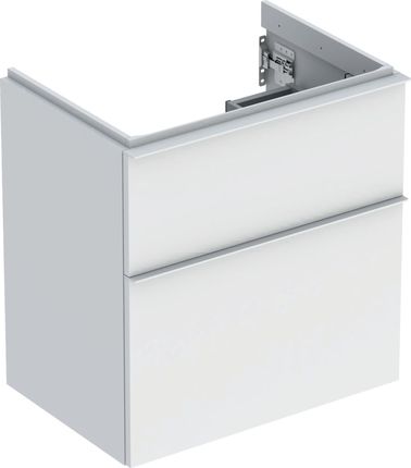 Geberit iCon z dwoma szufladami krótka 59,2x61,5x41,6cm biały/lakierowany matowy biały/matowy (502307013)