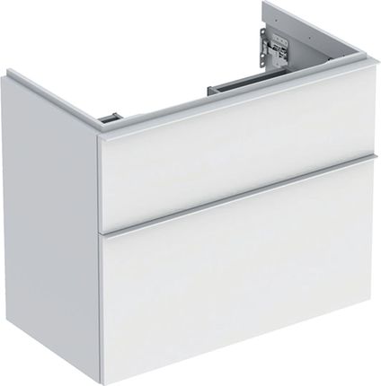Geberit iCon z dwoma szufladami krótka 74x61,5x41,6cm biały/lakierowany matowy biały/matowy (502308013)