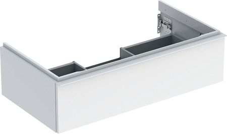 Geberit iCon z jedną szufladą 88,8x24,7x47,6cm biały/lakierowany na wysoki połysk biały/matowy (502312011)