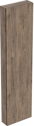 Geberit iCon Szafka z jednymi drzwiami i lustrem wewnętrznym krótka 45x180x15cm Orzech włoski hickory/Melamina struktura drewna (502317JR1)