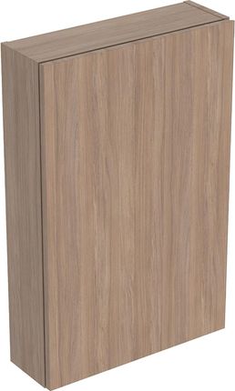 Geberit iCon Górna szafka prostokątna z jednymi drzwiami 45x70x15cm Dąb/Melamina struktura drewna (502318JH1)