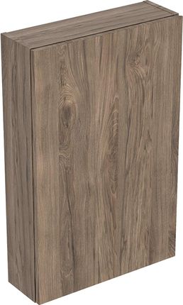 Geberit iCon Górna szafka prostokątna z jednymi drzwiami 45x70x15cm Orzech włoski hickory/Melamina struktura drewna (502318JR1)