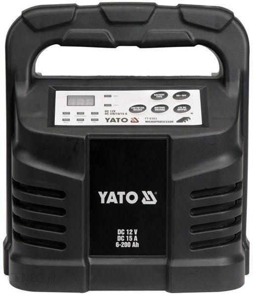 Prostownik do akumulatora YATO YT-8303 elektroniczny 12v 15a 6-200ah -  Opinie i ceny na
