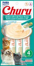 Inaba Cat Churu Puree Kurczak Z Krabem 2X(4X14G)