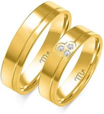 Gold Point Obrączki Z Żółtego Złota OE352