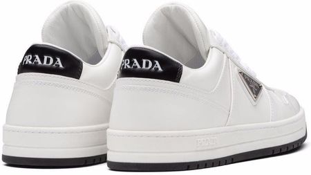 PRADA WOMEN'S 1E792MF0303LJ6F0964 WHITE LEATHER SNEAKERS - Ceny i