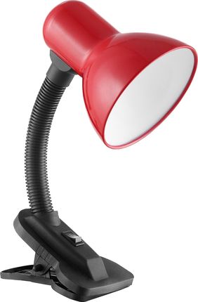 Orno Lampka biurkowa Lampka biurkowa DL-3R Latsa E27 40W klips czerwona (DL3R)