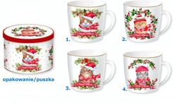 Nuova R2S Easy Life Kubek Świąteczny Kot W Puszcze