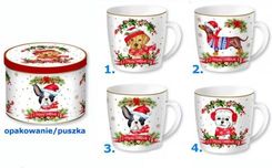 Nuova R2S Easy Life Kubek Świąteczny Pies W Puszcze Mix 4 Motywy Do Wyboru (8809171E57600)