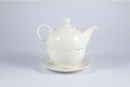 P4Y Filiżanka Z Czajniczkiem Tea For One White (2909045)