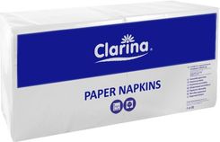 Zdjęcie Clarina Serwetki 2 Warstwowe 33X33Cm 250 Sztuk Białe - Grajewo