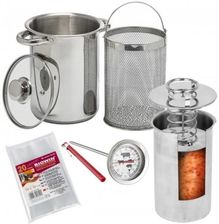Browin Zestaw Szynkowar Na 1,5 Kg Z Termometrem I Workami +garnek Z Koszem Biowin 313515 (13617)
