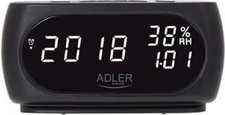 AdLer Zegar Budzik Z Pomiarem Temperatury I WiLgotności Ad1186 (381E65196)