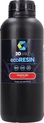 3Djake ecoResin, w kolorze jaskrawej czerwieni - 1.000 g (RESECOTRED1000)