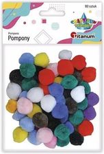 Zdjęcie Titanum Pompony Akrylowe Mix Kolorów - Zduny