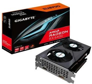 Gigabyte Radeon RX 6400 EAGLE 4GB GDDR6 (GVR64EAGLE4GD)