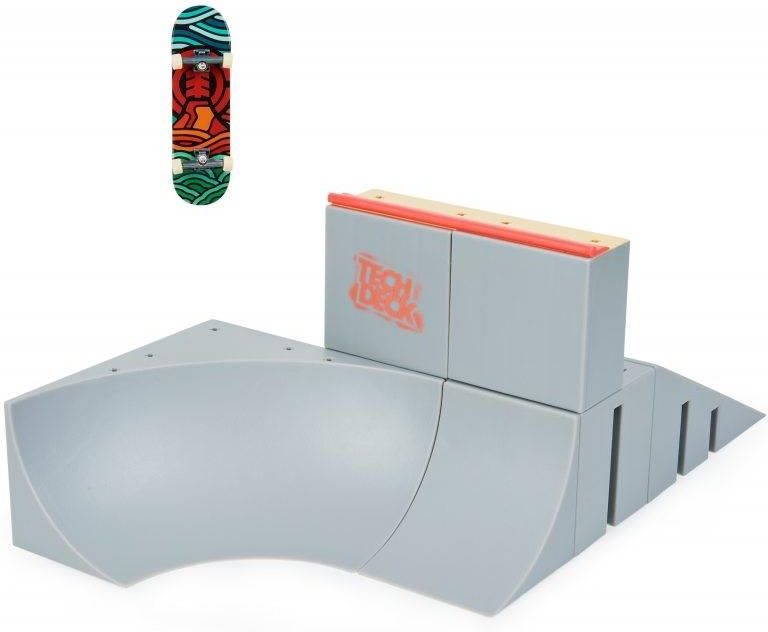 Spin Master Tech Deck Zestaw Startowy Half Pipe + Deska Element - zdjęcie 2 Spin Master Tech Deck Zestaw Startowy Half Pipe + Deska Element