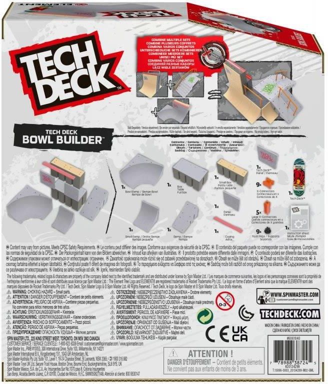 Spin Master Tech Deck Zestaw Startowy Half Pipe + Deska Element - zdjęcie 3 Spin Master Tech Deck Zestaw Startowy Half Pipe + Deska Element