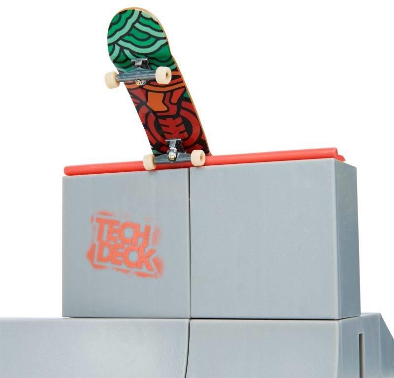 Spin Master Tech Deck Zestaw Startowy Half Pipe + Deska Element - zdjęcie 5 Spin Master Tech Deck Zestaw Startowy Half Pipe + Deska Element