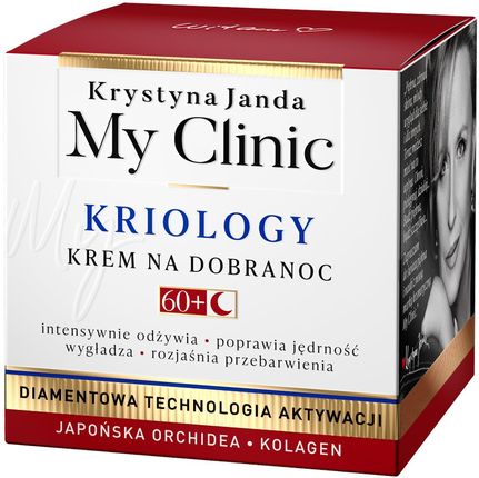 Krem Krystyna Janda My Clinic Kriology Regenerujący 60+ na noc 50ml