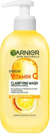 Garnier Vitamin C Żel oczyszczający z witaminą Cg i cytrusem 200 ml