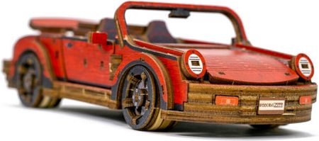 Wooden City Sport Car Drewniany Model Do Składania Puzzle 3D