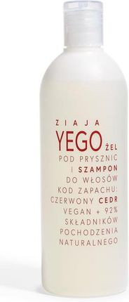 Ziaja Yego żel pod prysznic i szampon dla mężczyzn Czerwony Cedr 400ml