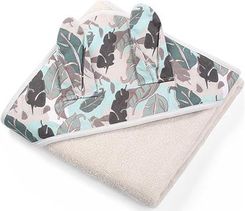Zdjęcie Babyono Okrycie Kąpielowe Frotte 100X100 Z Uszkami Bunny Ears Grey - Zator