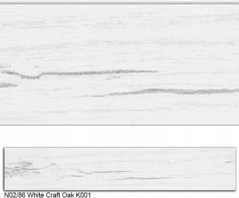 Obrzeże blatowe meblowe Abs White Craft 22x045 200