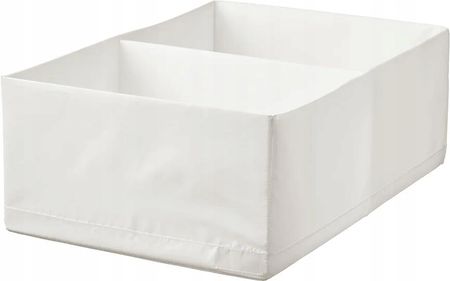 Ikea Stuk Pudełko z przegrodami biały, 34x51x18 cm (90474443)