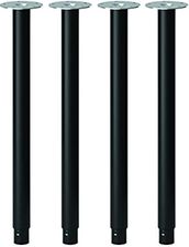 Ikea olov noga 4 szt do stołu czarne regulowane (4X30264301)