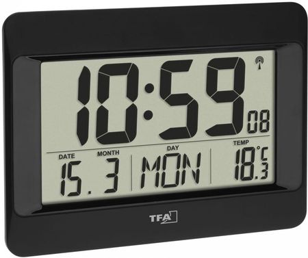 Tfa Dostmann Radio Controlled Clock With Temperature (60451901)