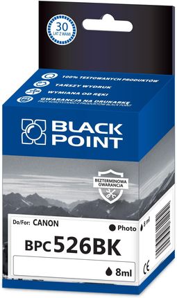 BlackPoint BPC526BK Czarny photo Canon CLI526Bk 8,4ml (BPC526BK)