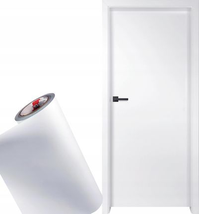 Folia Okleina Meblowa Biały Mat 100x220cm Drzwi