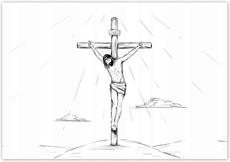 Fototapeta 312X219 Ukrzyżowanie Jezus Krzyż
