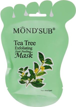 Mond'Sub Złuszczająca Maska ​​Do Stóp Z Ekstraktem Drzewa Herbacianego - Tea Tree Exfoliating Foot Peeling Mask 40 Ml