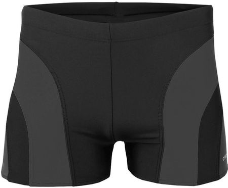 CROWELL Kąpielówki męskie Crowell Sykes czarno-szare - Czarny