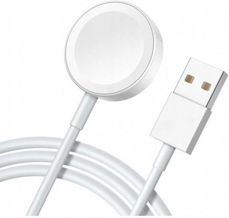 Kabel magnetyczny do ładowania Apple iWatch, 5V/0.4A, QC1, Biały