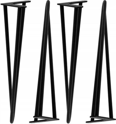 4 x Metalowe nogi stołu Hairpin legs 51 cm fi 10 (N12310X4)
