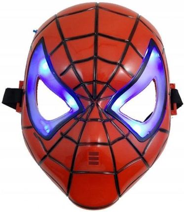 Maska Spiderman Świecąca Strój Avengers Baterie