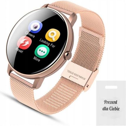 Smartwatch Damski P8Y Różowe Złoto Bluetooth 4.2