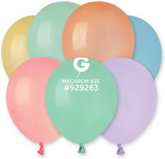Zdjęcie Balony Pastelowe Kolorowe Makaroniki Macarons 100X - Gdynia
