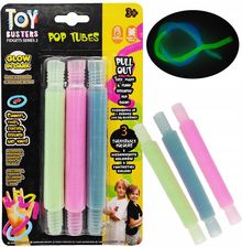 Zdjęcie Branded Toys Rurki Pop Tube Rury Tuby Sensoryczne 3Sztuki Glow Bra7555251 - Skępe